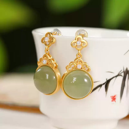Brynn Jade Drop Earrings