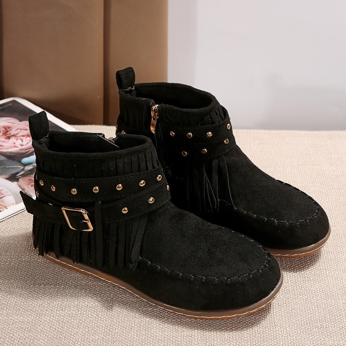 Classic Orthopedic Boots with Timeless Style