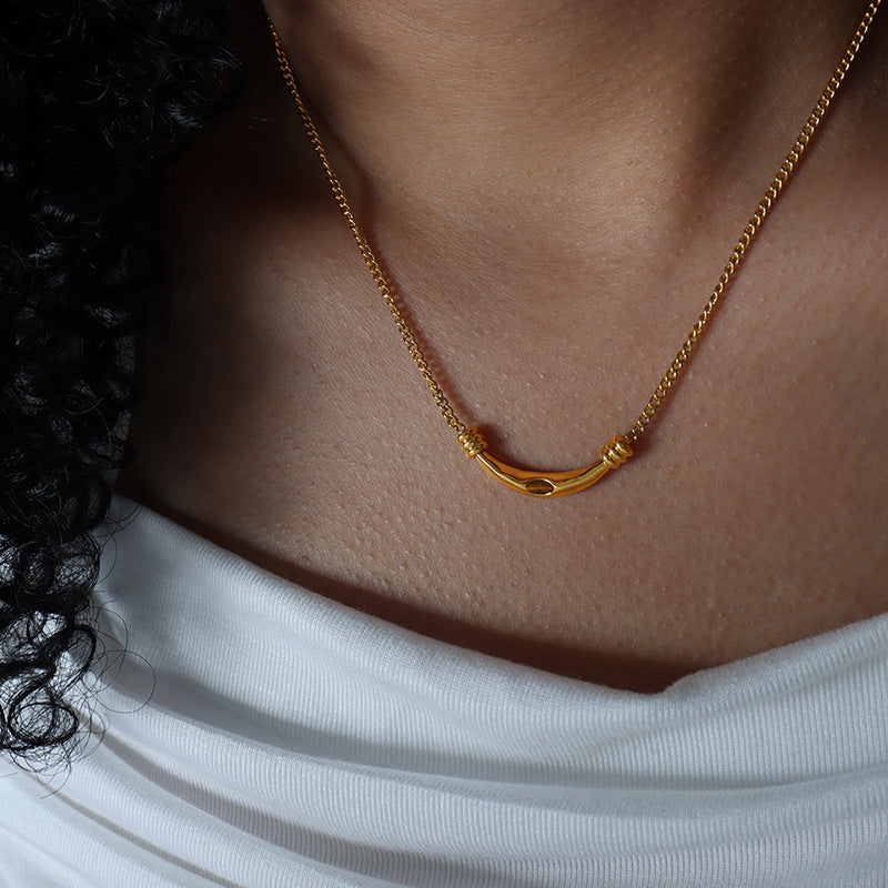 Stephany Gemstone Pendant Necklace