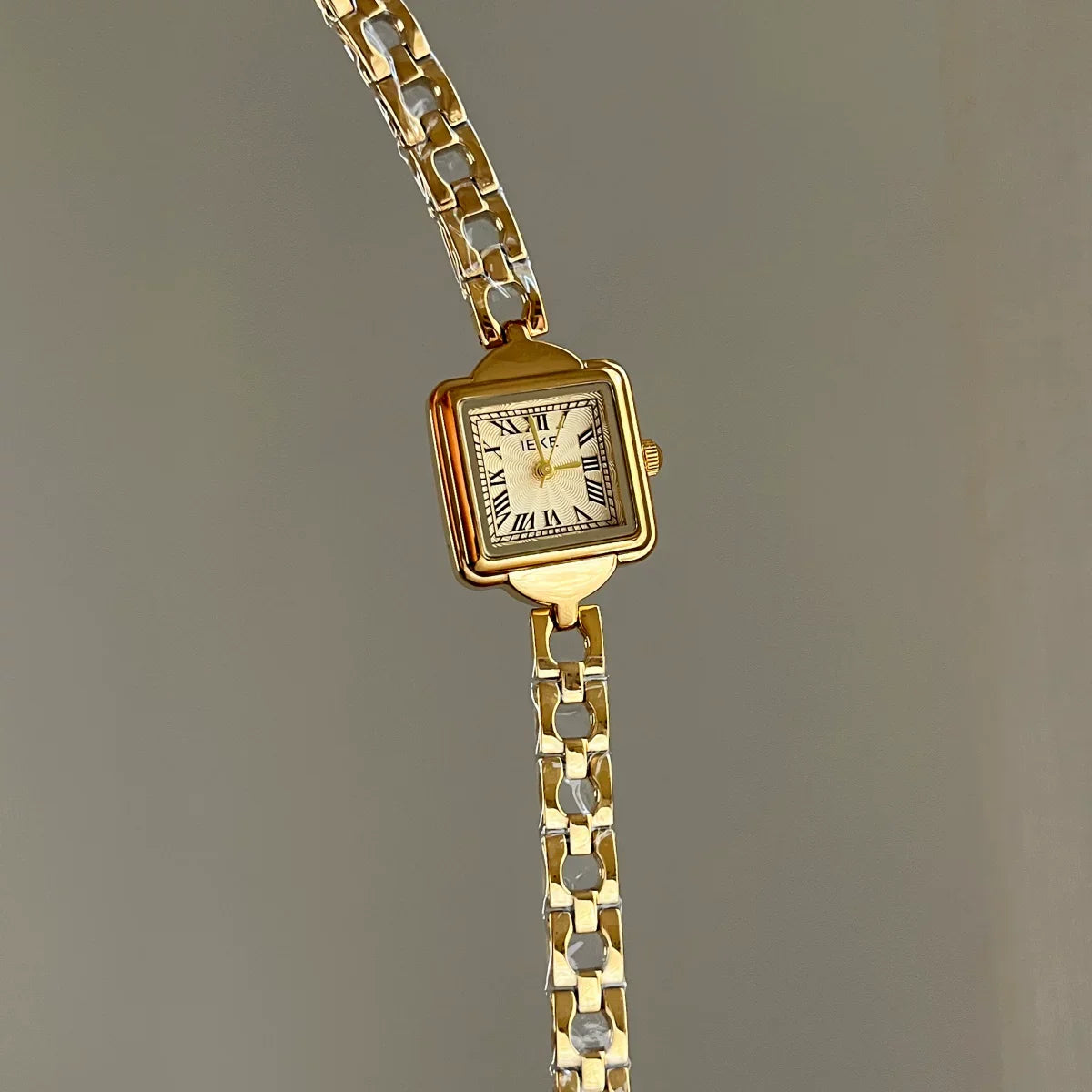 Square Dial Chain Bracelet Watch
