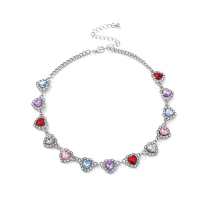 Embrie Pave Heart Necklace