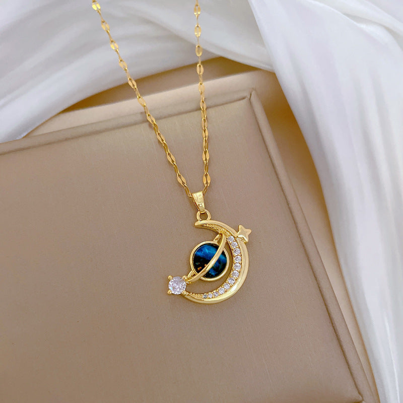 Larkin Dainty Crystal Heart Necklace