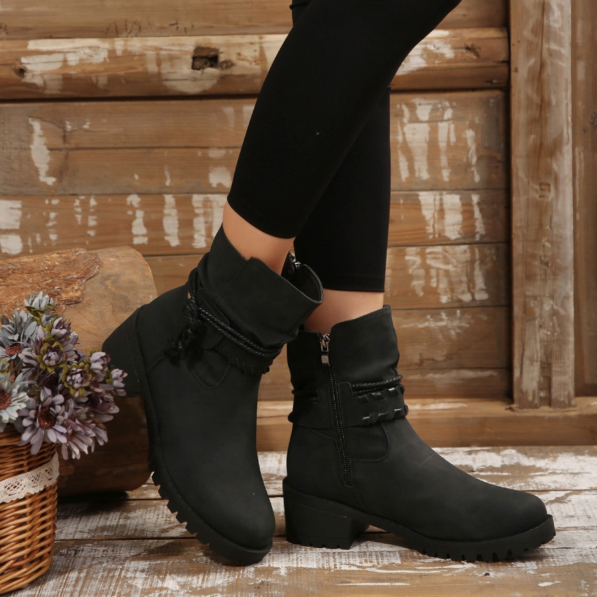 Chic Orthopedic Boots with Unique Design