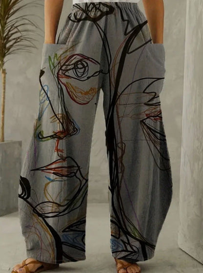 Poli et ludique Pantalon