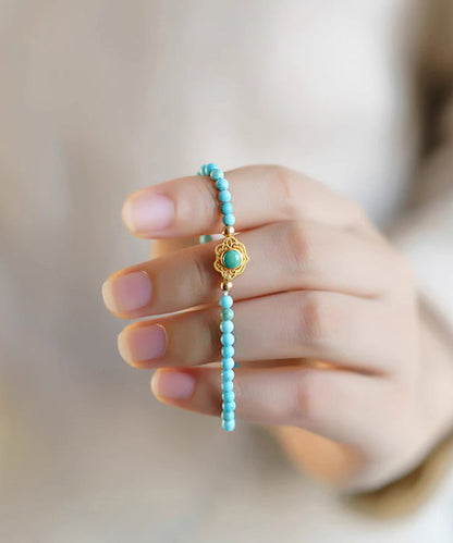 Original Green Turquoise Beading Bracelet Kx1026