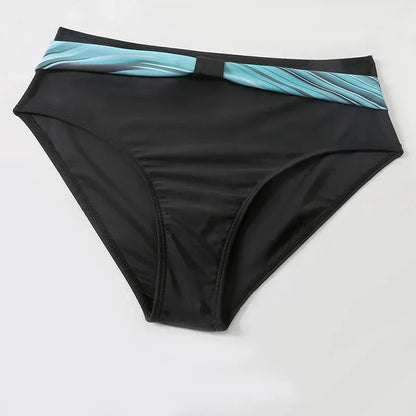 Hana® | High Waisted Push-up Halter Bikini Set