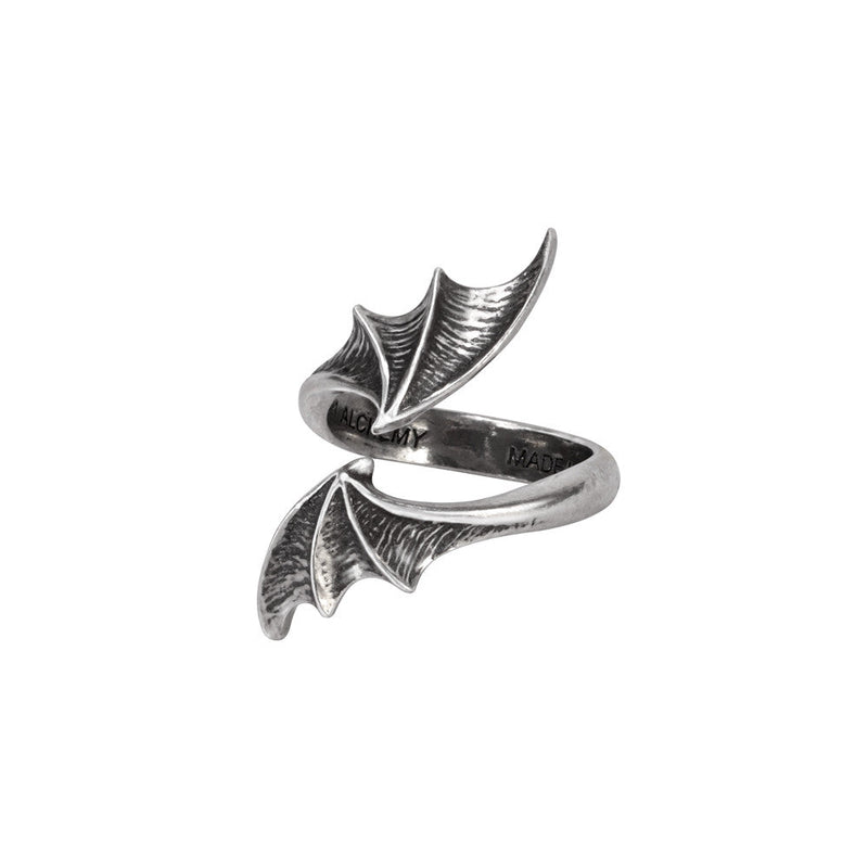 A Night With Goethe Bat Wings Ring by Alchemy Gothic