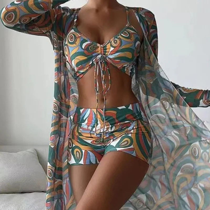 Beautifully Finished Bathing Suit in a Timeless Design