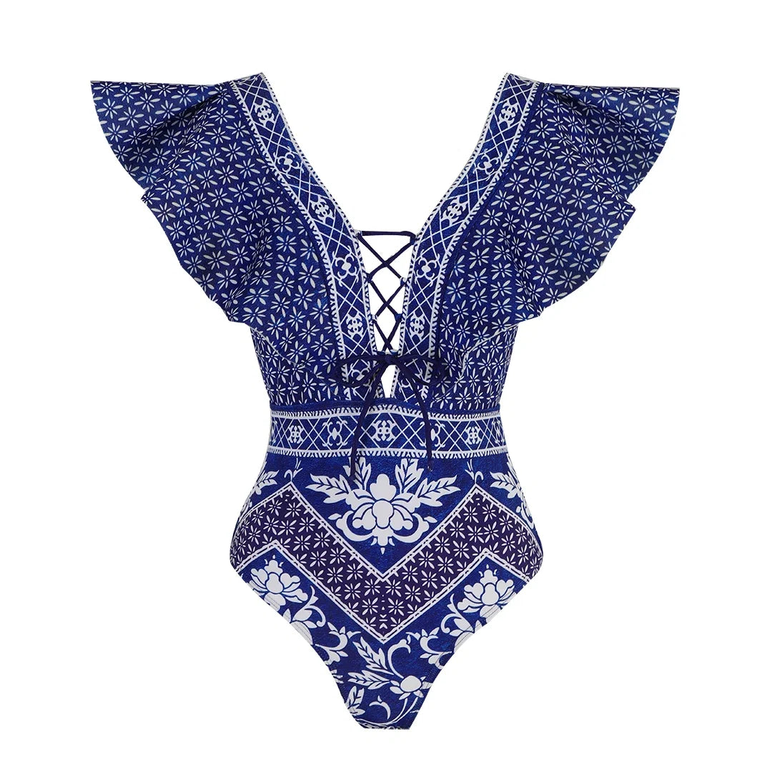 Inspired Bathing Suit With a Contemporary Edge