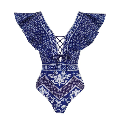 Inspired Bathing Suit With a Contemporary Edge