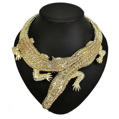Statement Croc Necklace