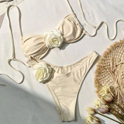 Beautifully Finished Bathing Suit in a Timeless Design