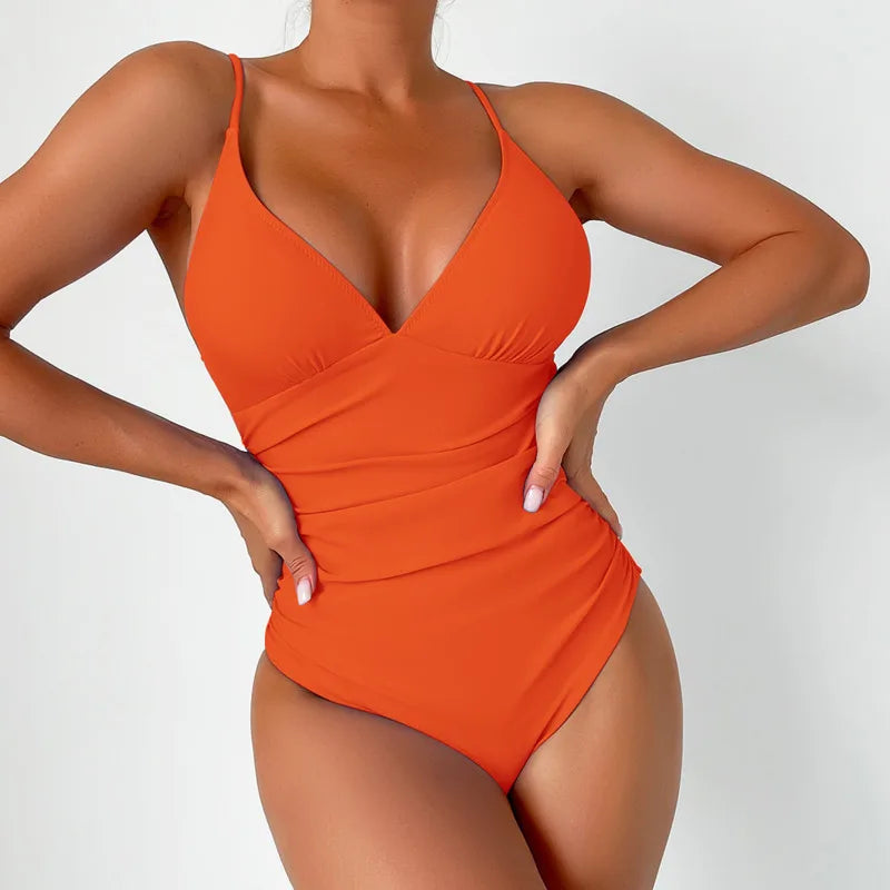 Beautifully Finished Bathing Suit in a Timeless Design
