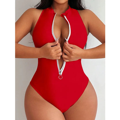 Sophisticated Bathing Suit With a Clean Classic Look