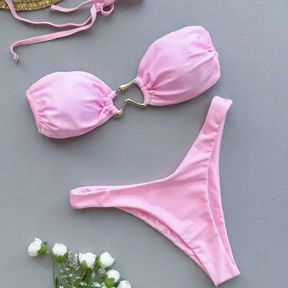 Beautifully Finished Bathing Suit in a Timeless Design