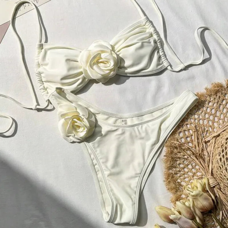 Beautifully Finished Bathing Suit in a Timeless Design