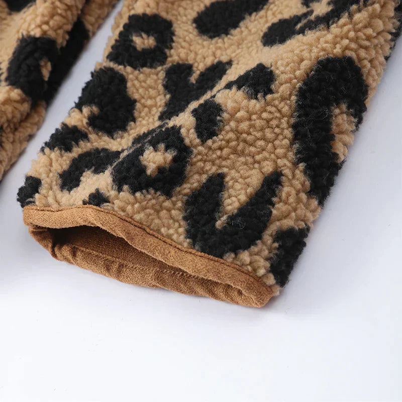 LM | Leopard winter jacket