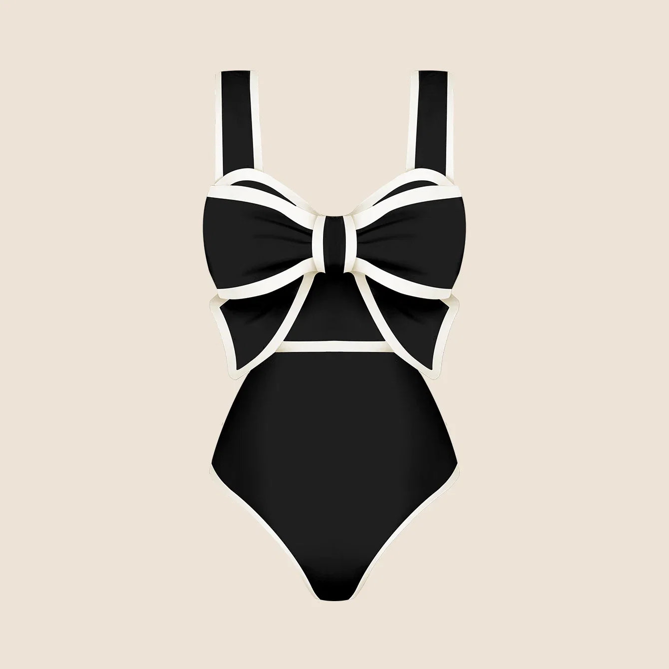 Finely Styled Bathing Suit With a Classic Look