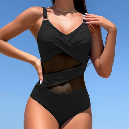 Beautifully Finished Bathing Suit in a Timeless Design