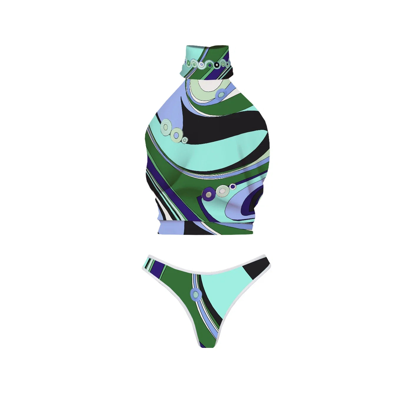Inspired Bathing Suit With a Contemporary Edge