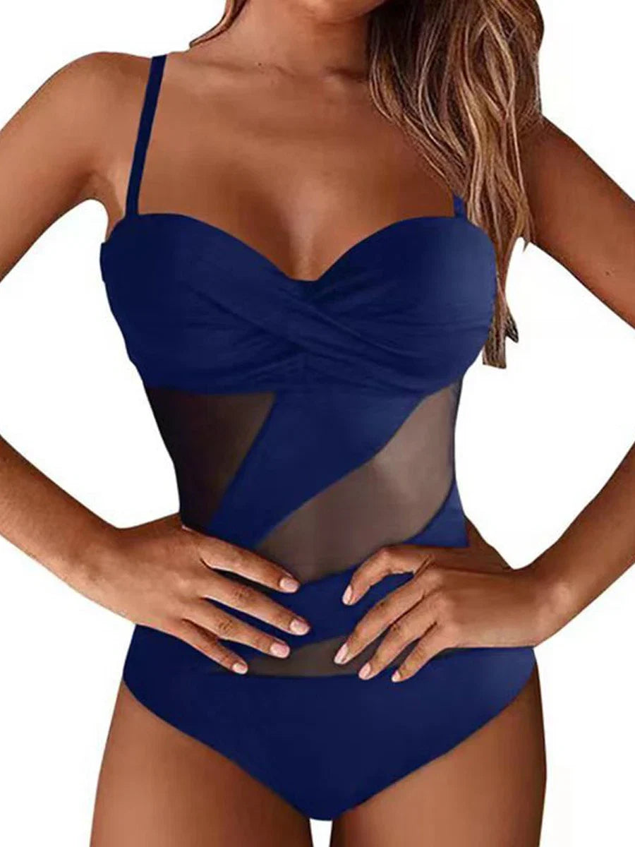 Sophisticated Bathing Suit With a Clean Classic Look