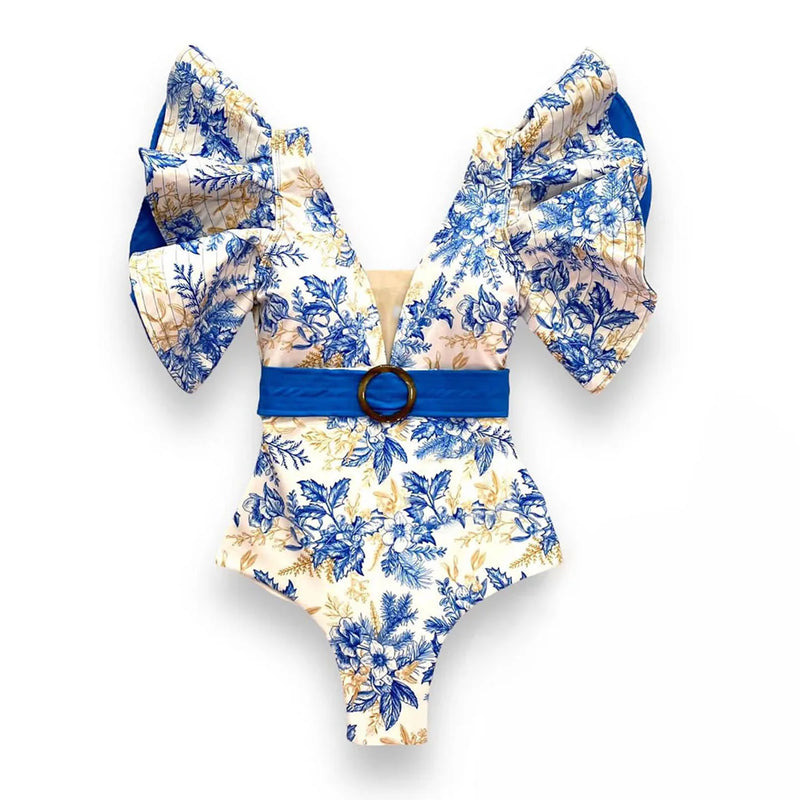 Inspired Bathing Suit With a Contemporary Edge