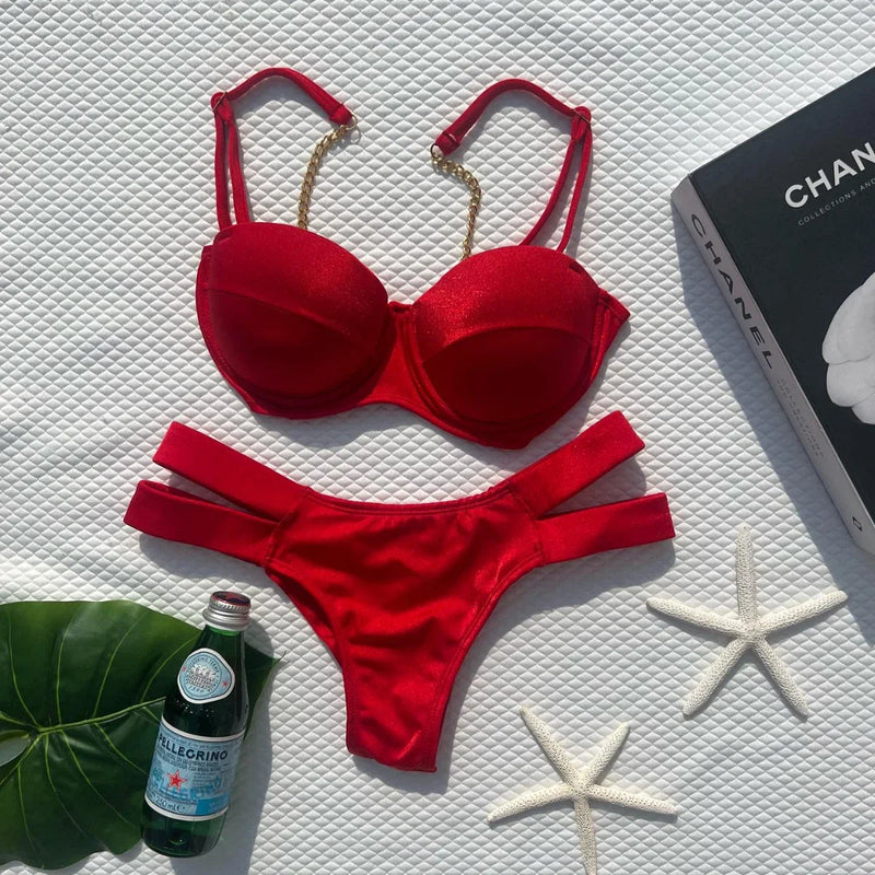 Inspired Bathing Suit With a Contemporary Edge