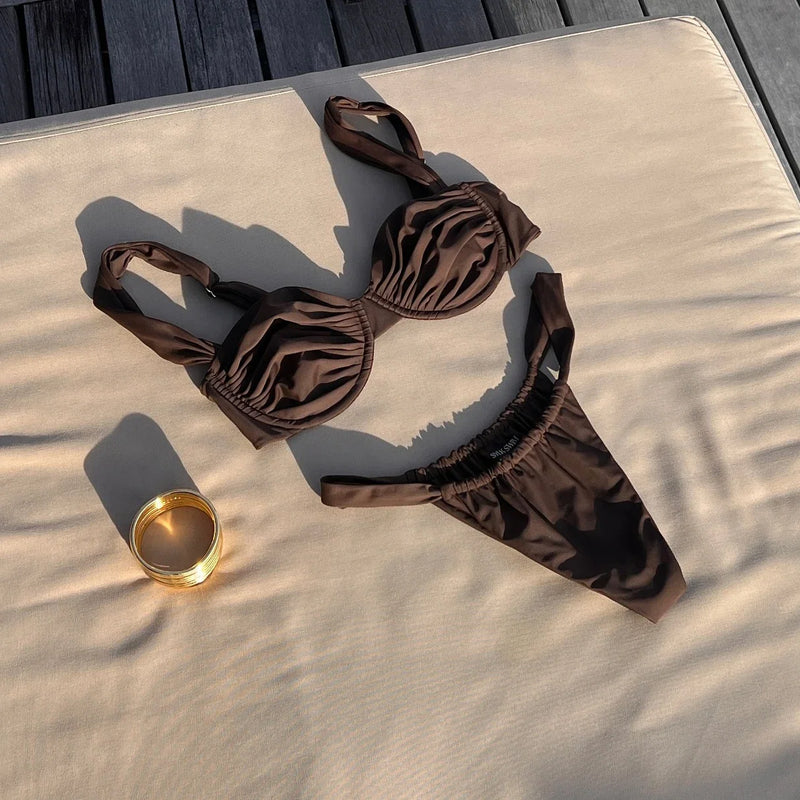 Sophisticated Bathing Suit With a Clean Classic Look