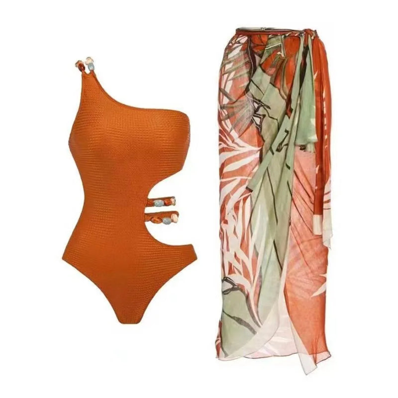 Beautifully Finished Bathing Suit in a Timeless Design