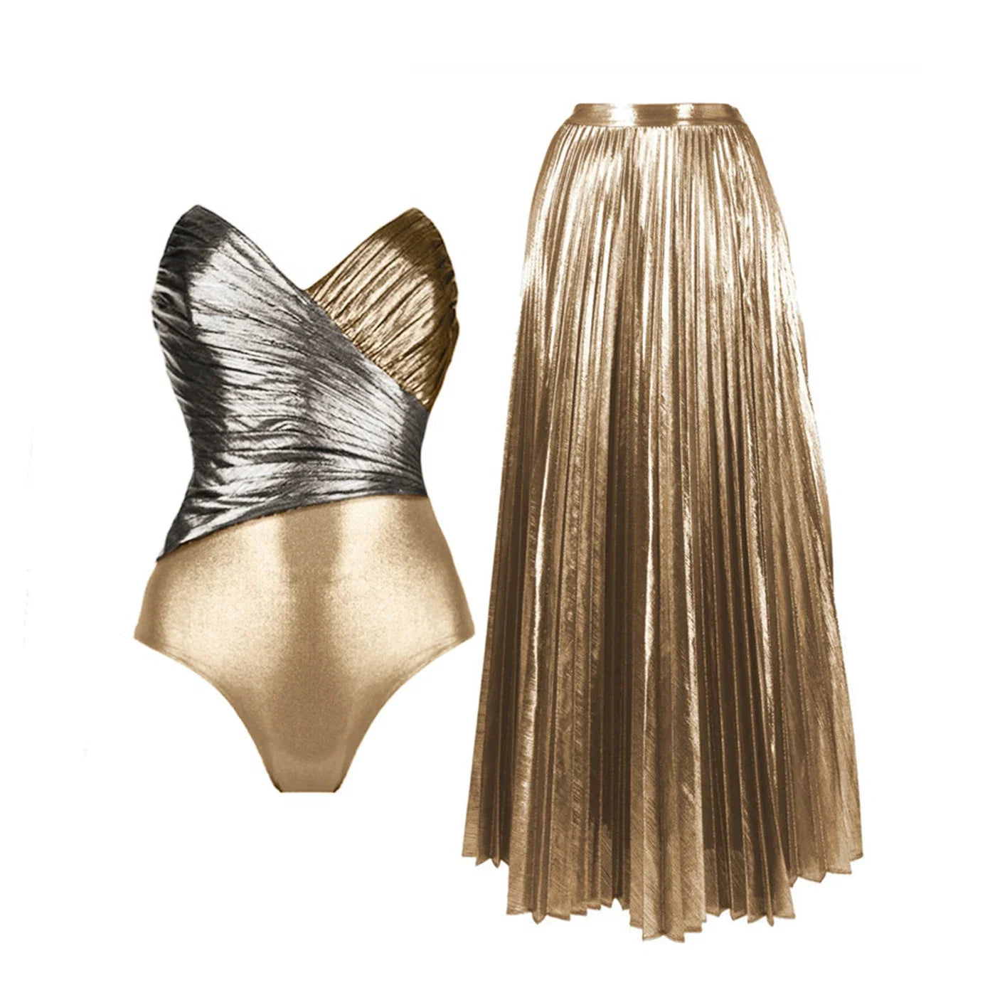 Beautifully Finished Bathing Suit in a Timeless Design