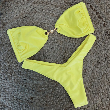 Sophisticated Bathing Suit With a Clean Classic Look