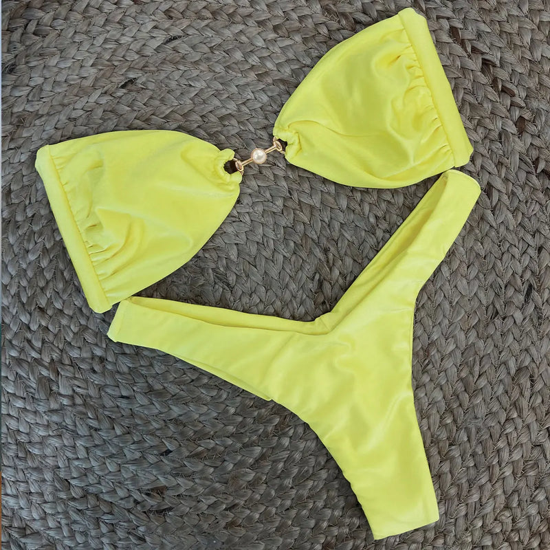 Sophisticated Bathing Suit With a Clean Classic Look