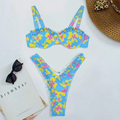 Blu® | Bikini With Ruffle Details