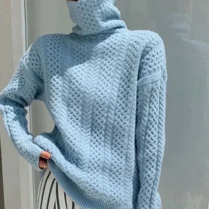 LM | Cashmere turtleneck sweater