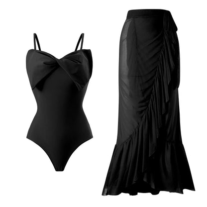 Beautifully Finished Bathing Suit in a Timeless Design