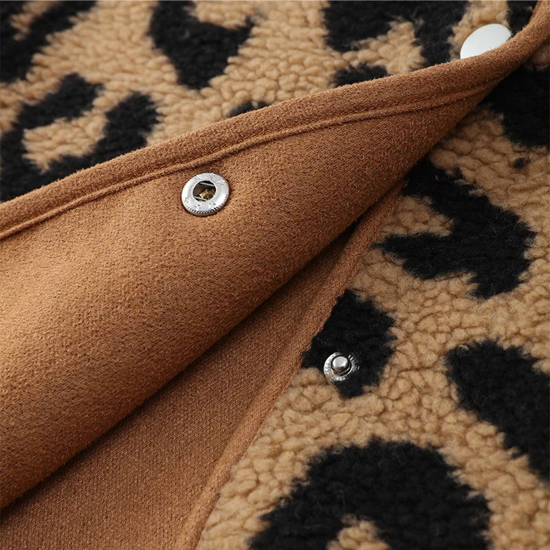LM | Leopard winter jacket