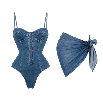 Sophisticated Bathing Suit With a Clean Classic Look