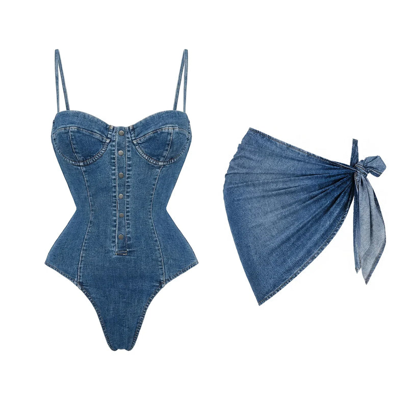 Sophisticated Bathing Suit With a Clean Classic Look