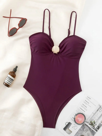 Beautifully Finished Swimsuit in a Timeless Design