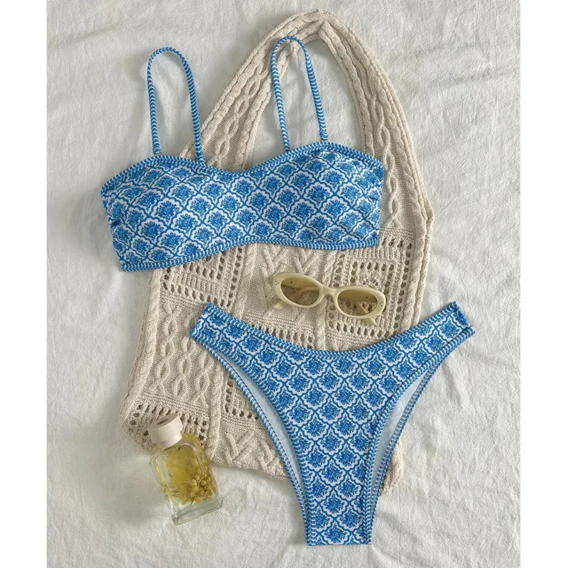 Beautifully Finished Bathing Suit in a Timeless Design