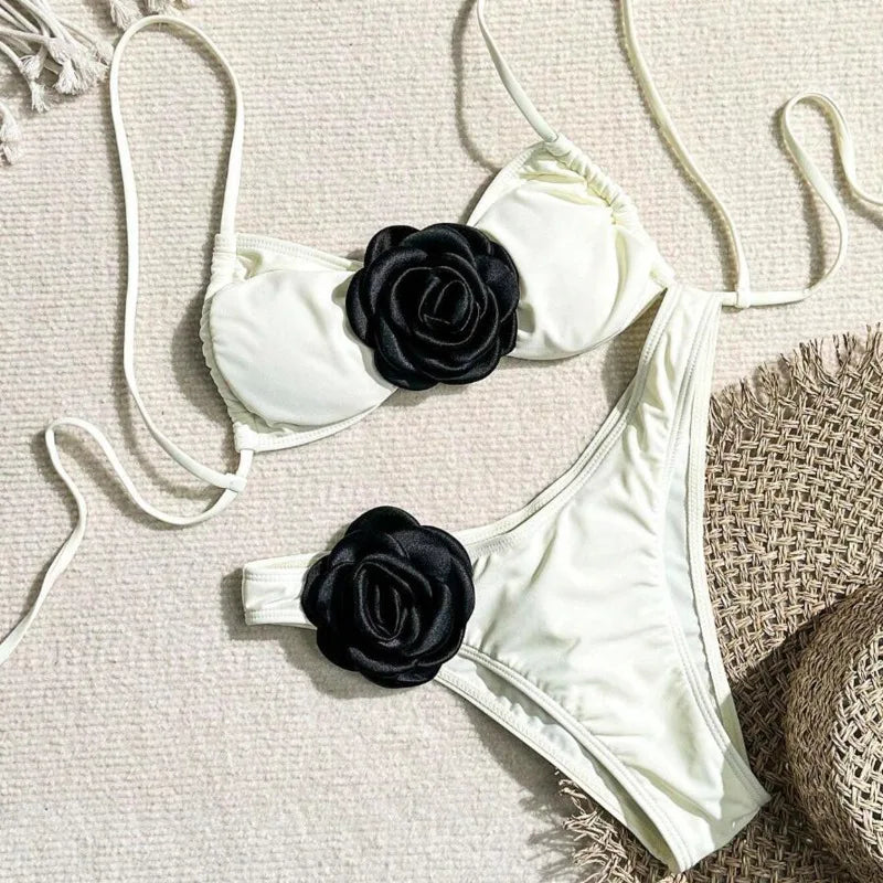 Beautifully Finished Bathing Suit in a Timeless Design