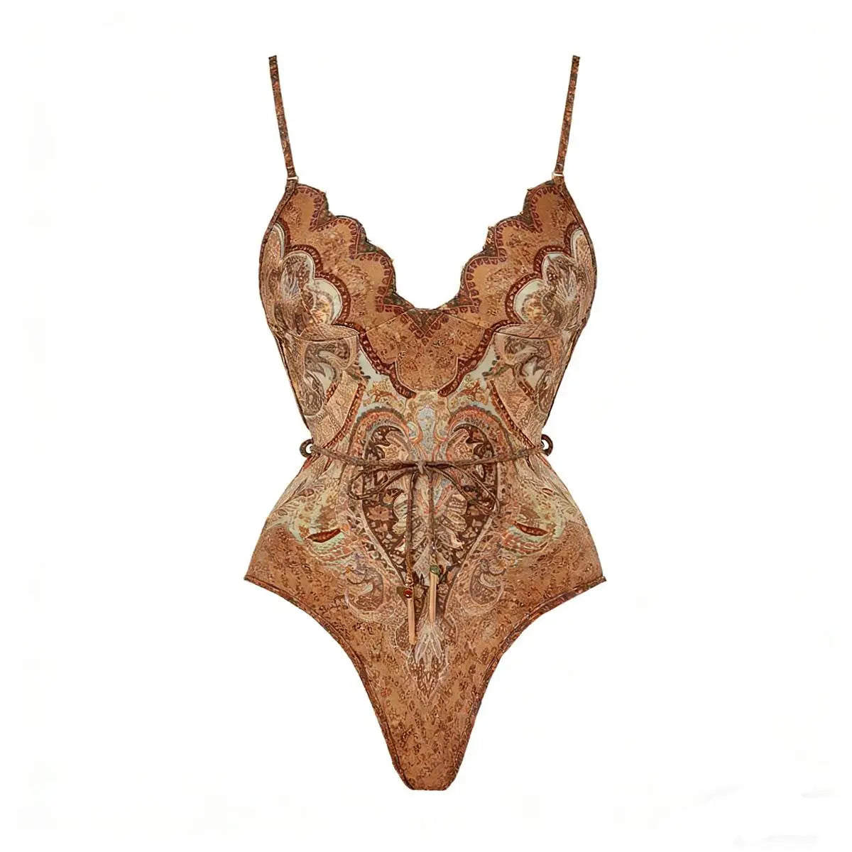 Beautifully Finished Bathing Suit in a Timeless Design