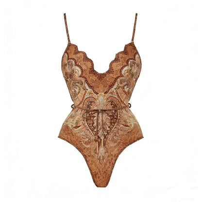 Beautifully Finished Bathing Suit in a Timeless Design