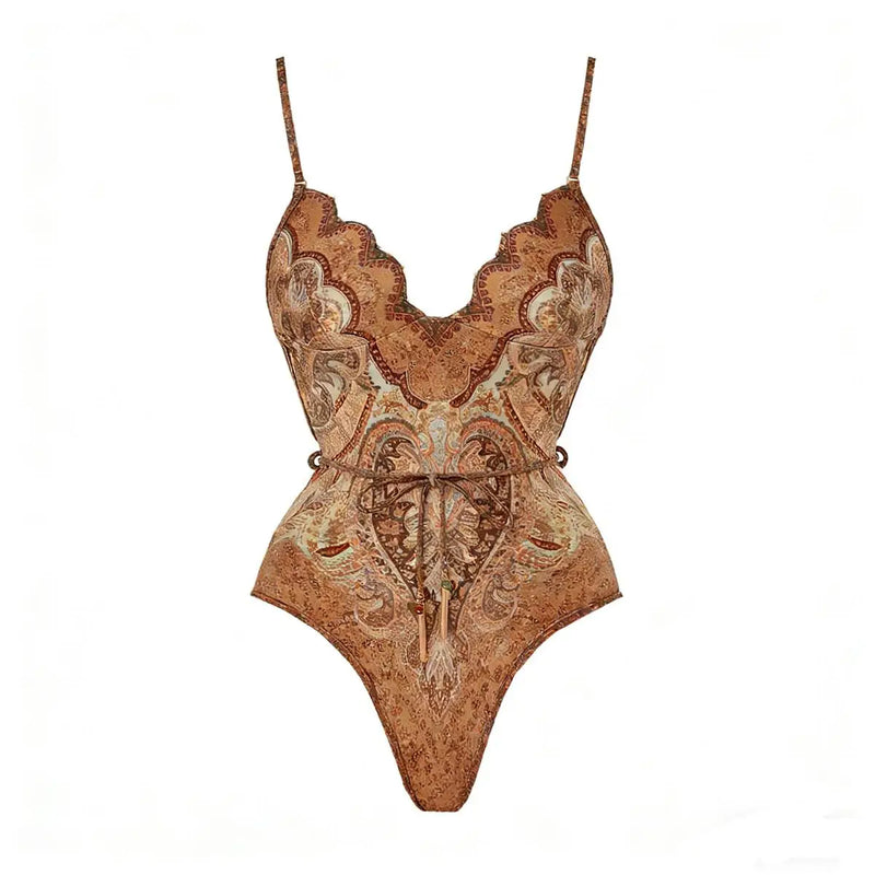 Beautifully Finished Bathing Suit in a Timeless Design