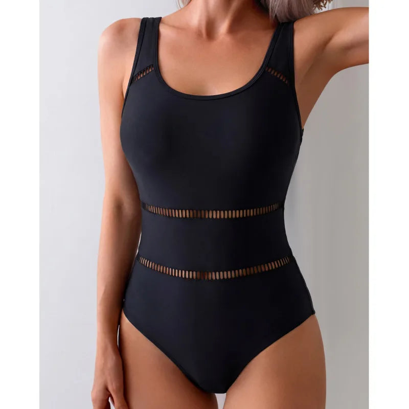 Sophisticated Bathing Suit With a Clean Classic Look