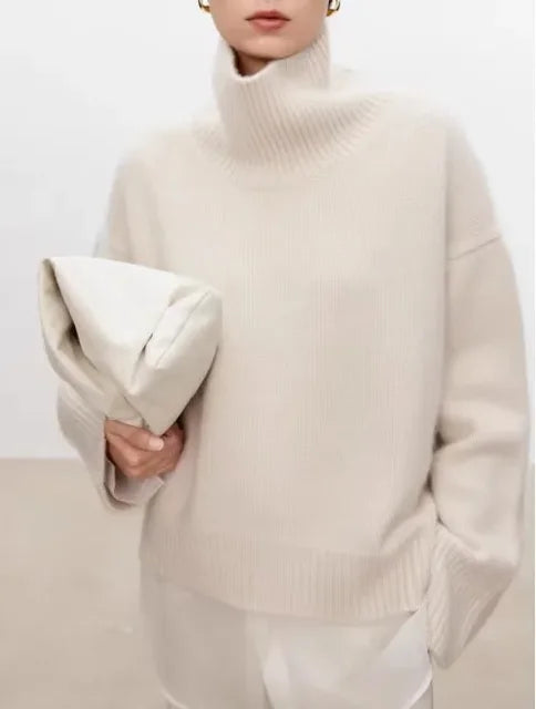 LM | MW - cozy knitted midi sweater