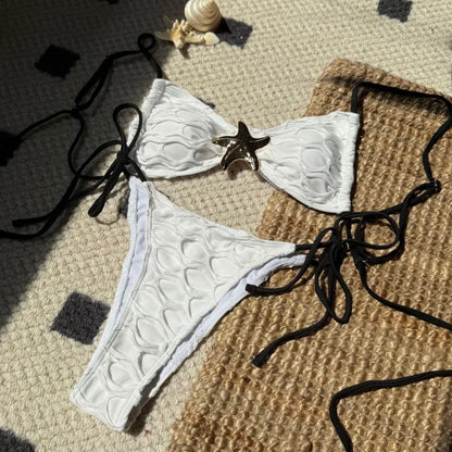 Inspired Bathing Suit With a Contemporary Edge