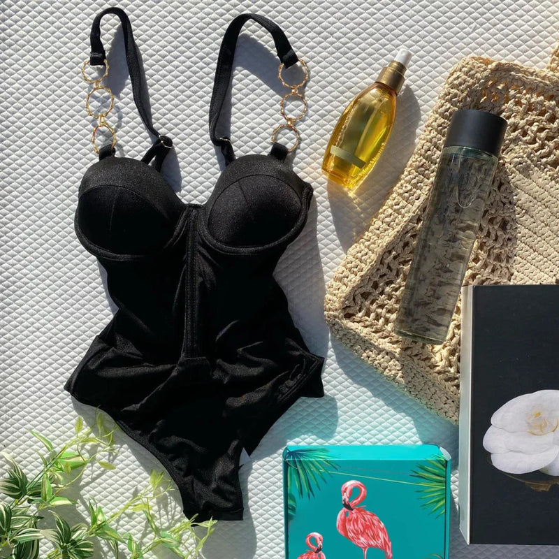 Inspired Bathing Suit With a Contemporary Edge
