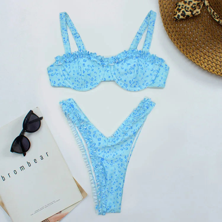 Blu® | Bikini With Ruffle Details