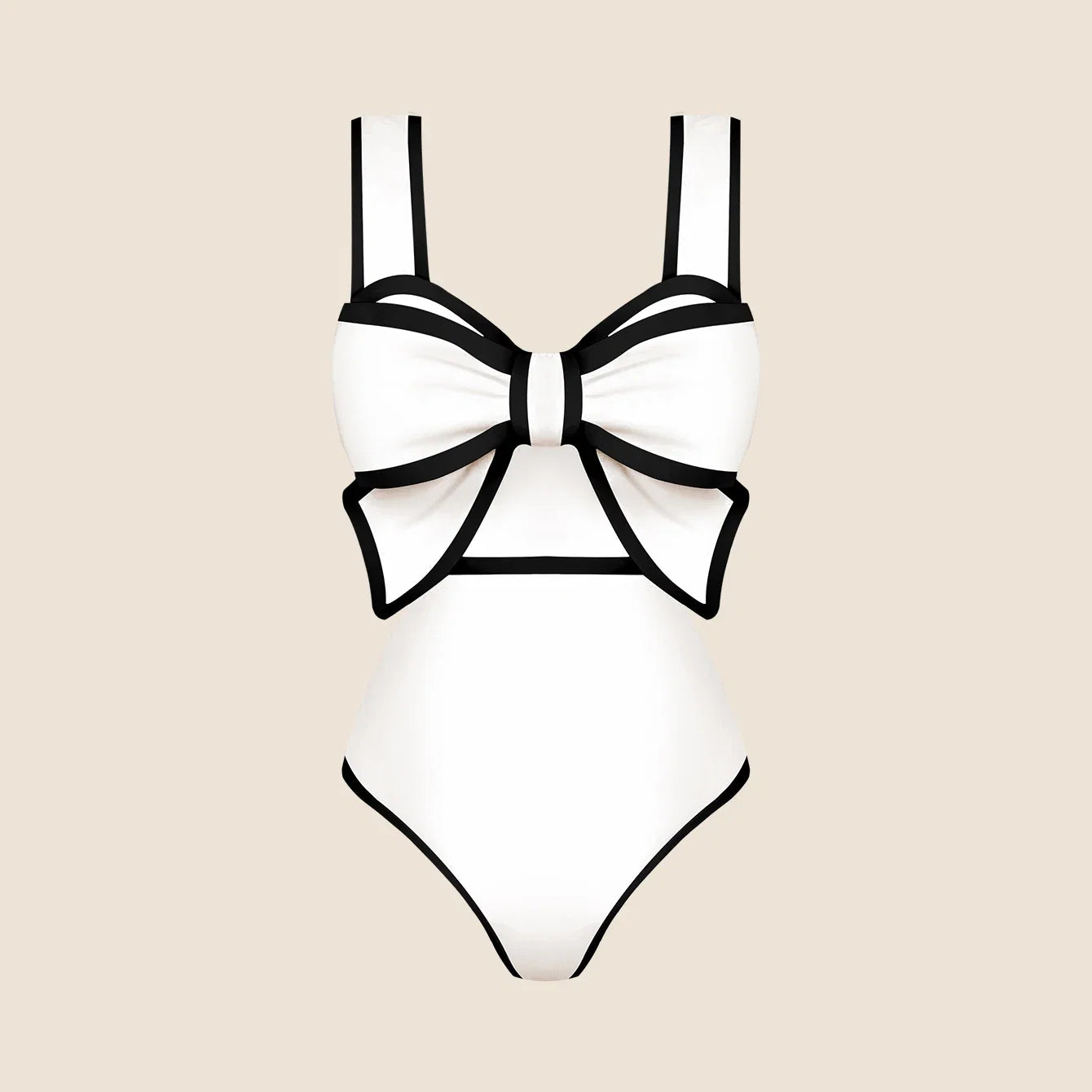 Finely Styled Bathing Suit With a Classic Look